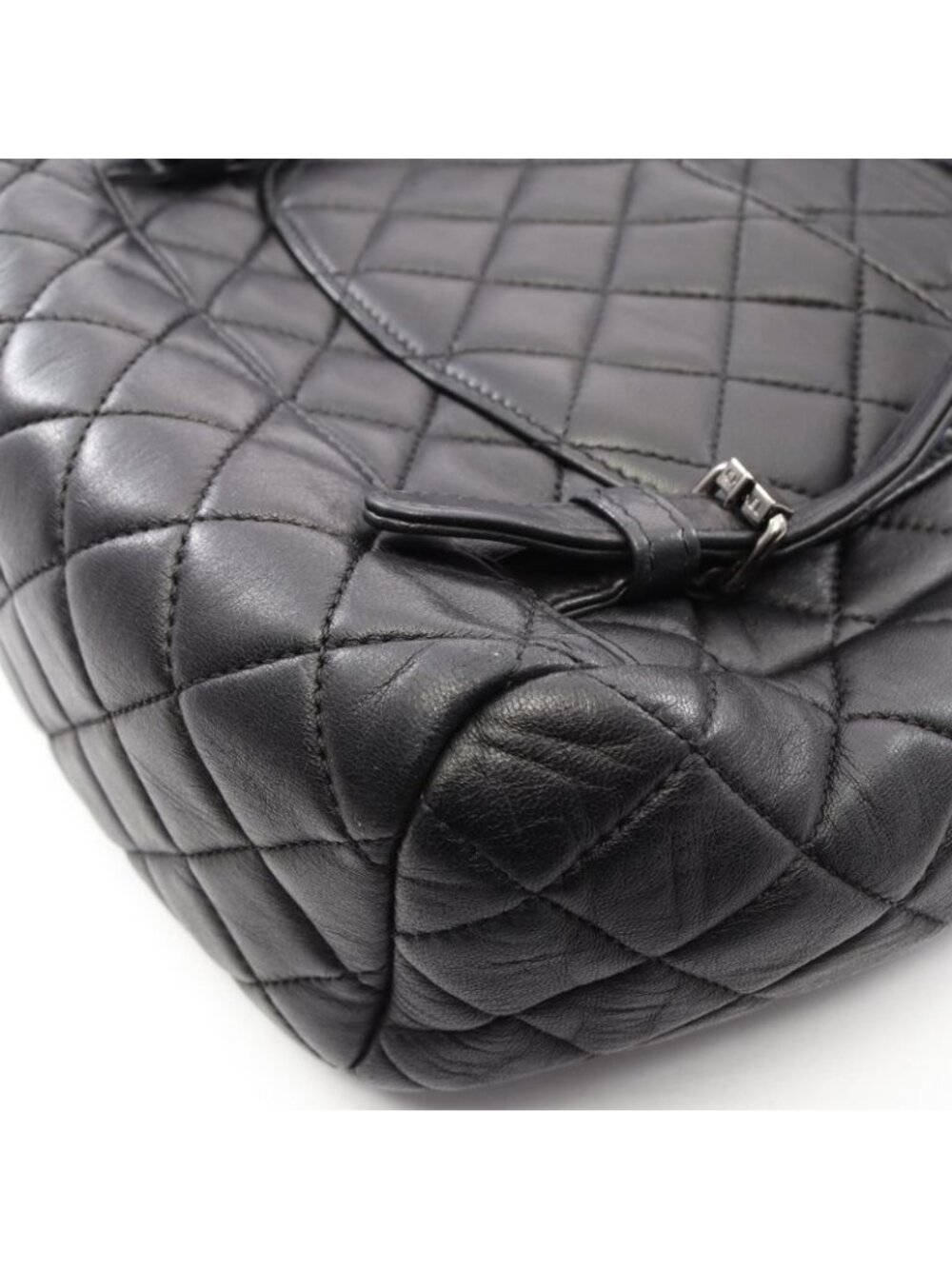 Chanel Backpack Quilted Black Lambskin - Picture 10 of 13